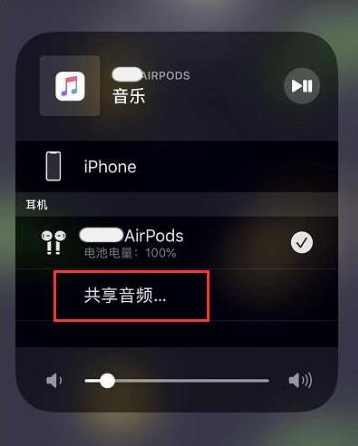 武昌苹果14音频维修点分享iPhone14音频共享设置方法 