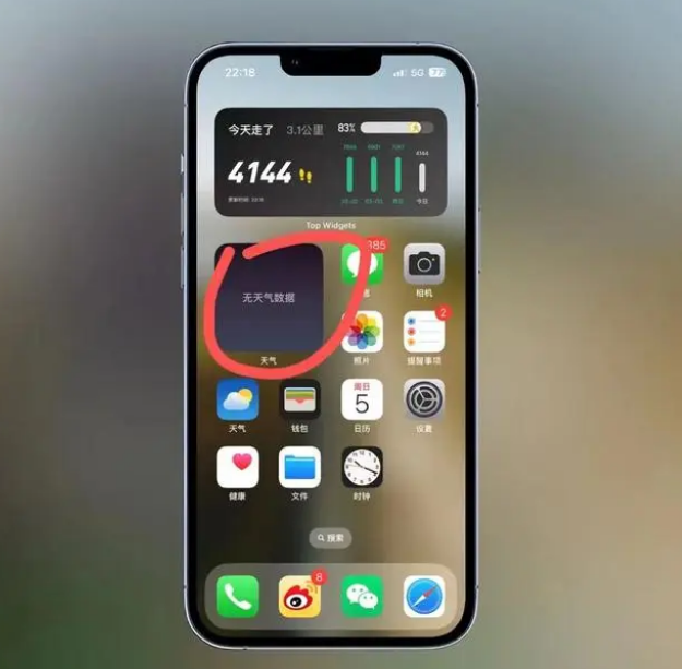 武昌苹果手机维修分享:iOS16主屏幕天气小组件无法正常工作怎么办？ 