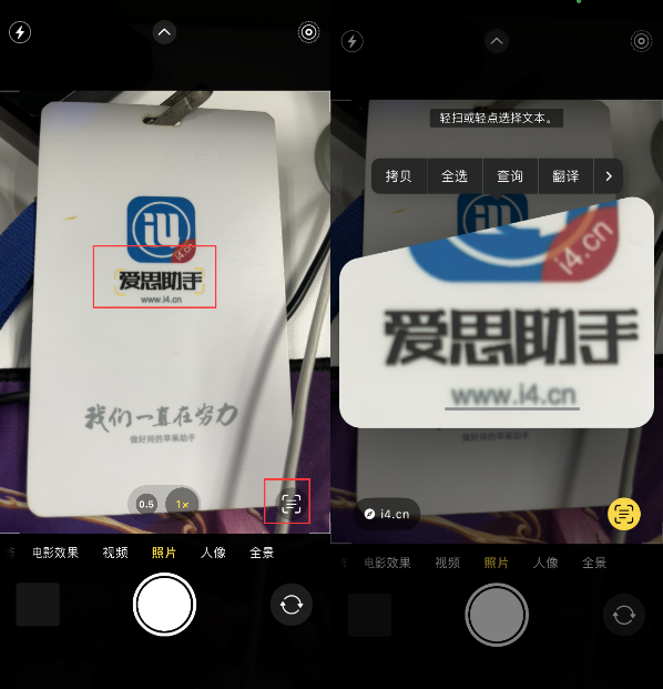 武昌苹果手机维修分享升级iOS 16后如何通过相机翻译文本 