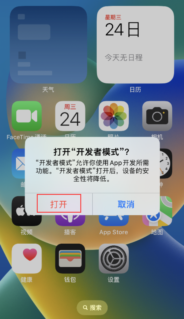 武昌苹果手机维修分享如何打开开发者模式 