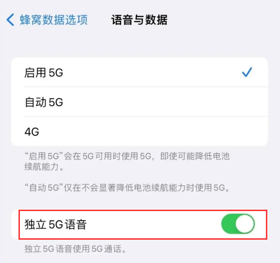 武昌苹果14维修分享iPhone 14 Pro如何开启VoNR 