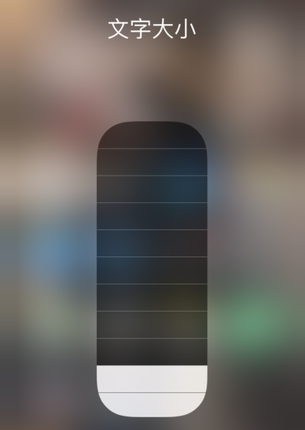 武昌苹果手机维修分享小技巧：在 iPhone 控制中心快速调节字体大小 