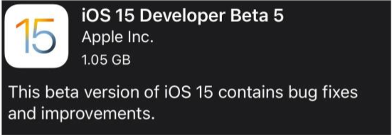 武昌苹果手机维修分享如何升级到iOS15.0 beta5 